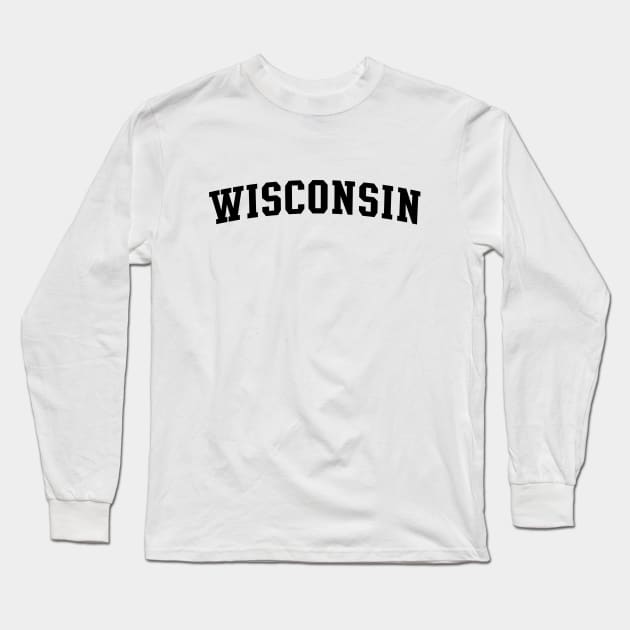 Wisconsin T-Shirt, Hoodie, Sweatshirt, Sticker, ... - Gift Long Sleeve T-Shirt by Novel_Designs